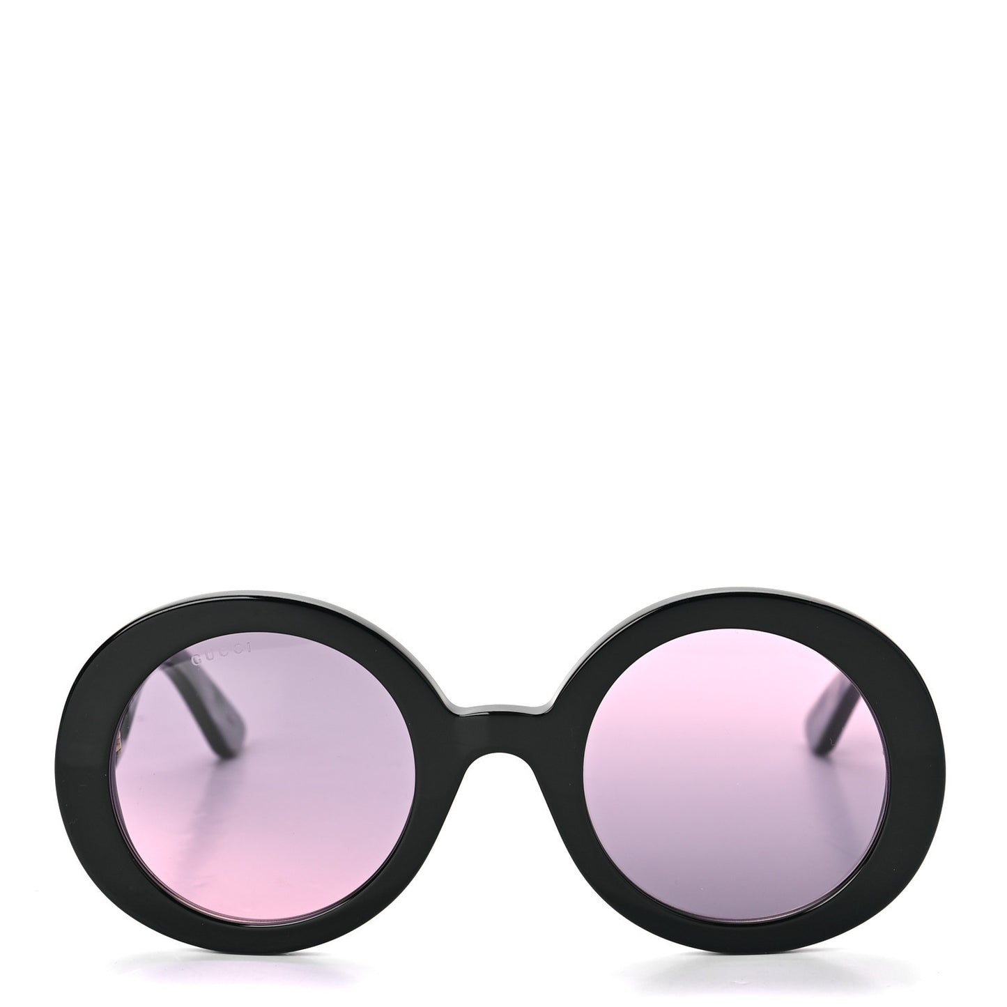 Acetate Round GG0319S Sunglasses Black Grey