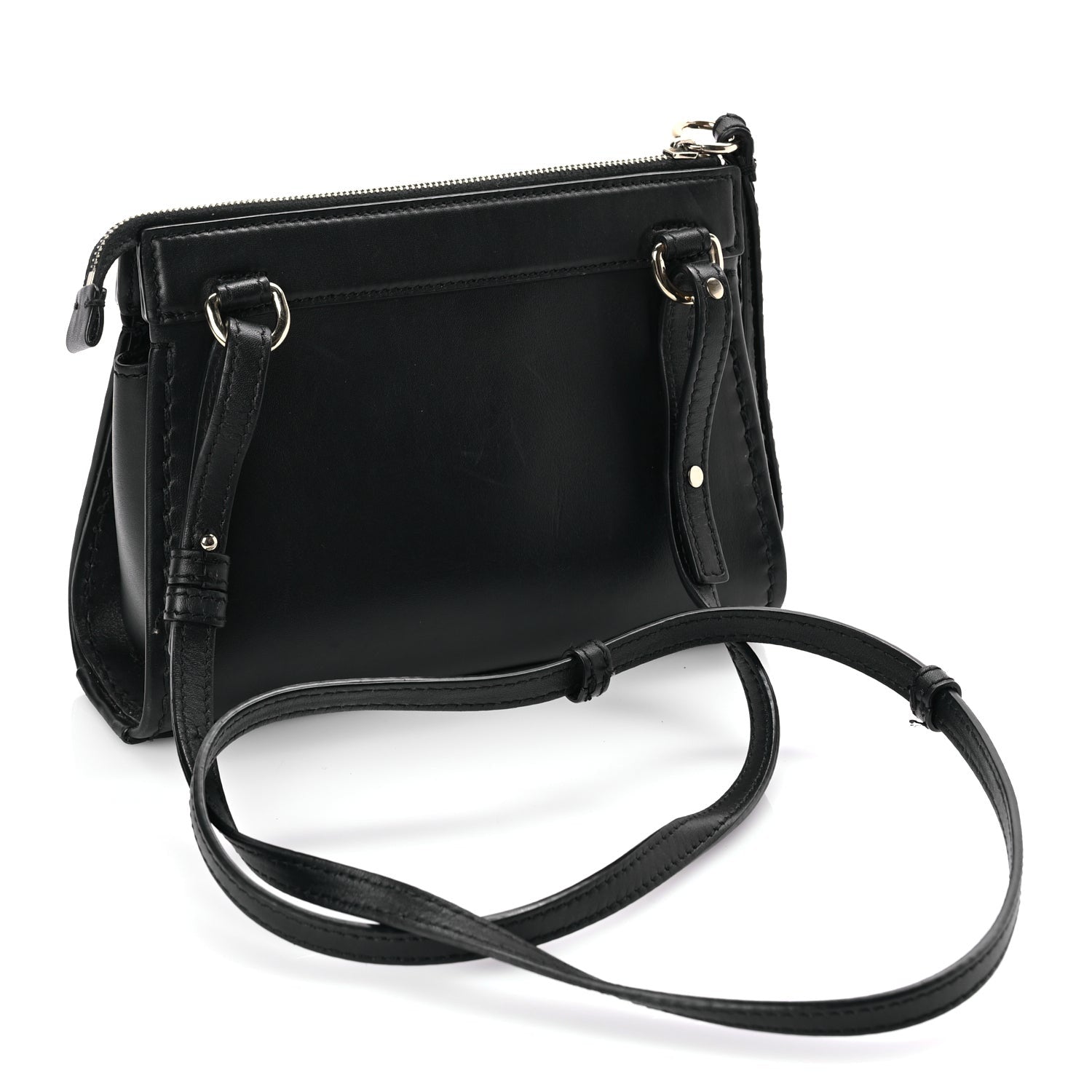 Chloe Calfskin Mini Edith Crossbody Black 2 of 8