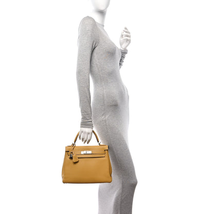 Hermes Togo Kelly Retourne 28 Curry 2 of 10