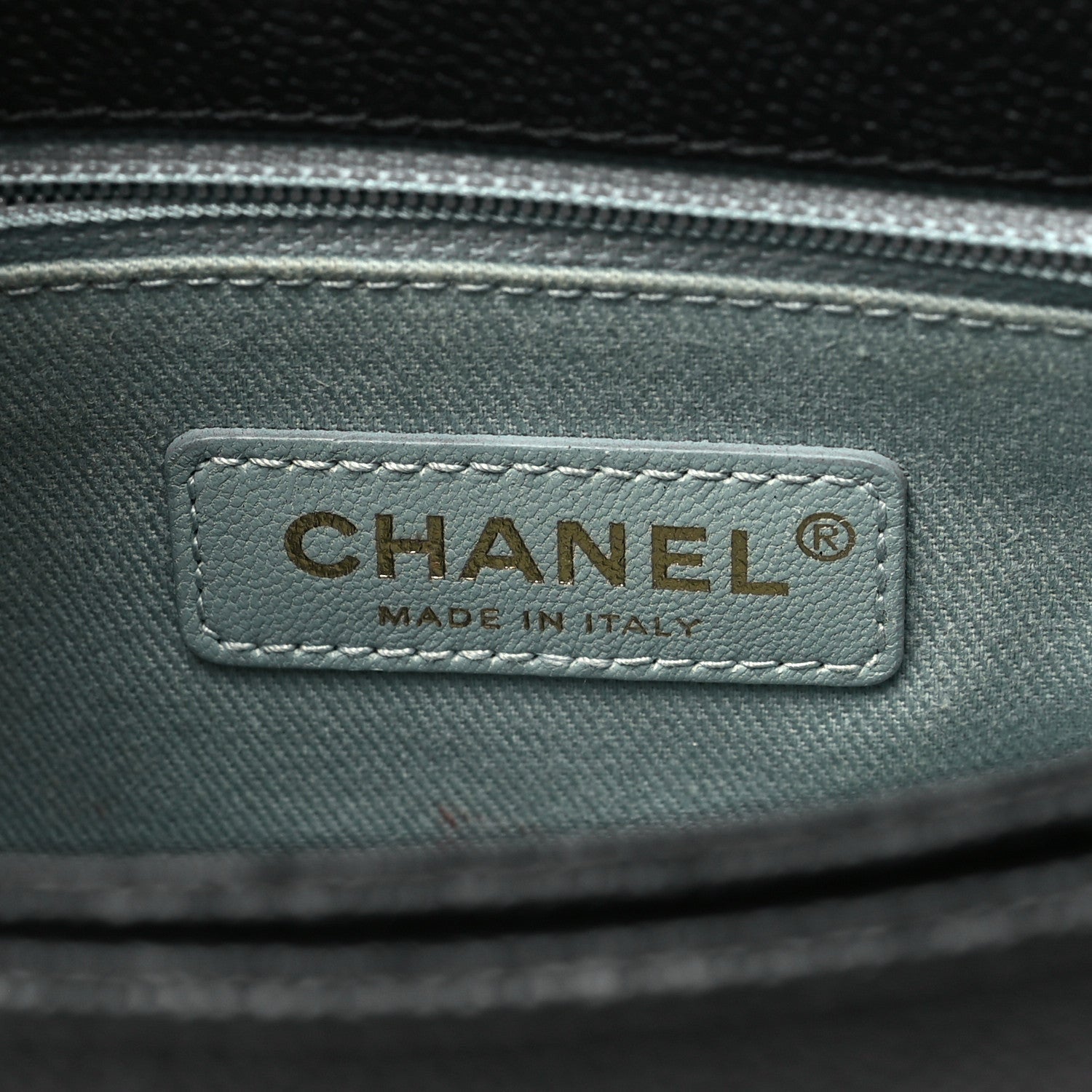 Chanel Grained Calfskin Quilted Small Cuba Top Handle Flap Black 6 of 7