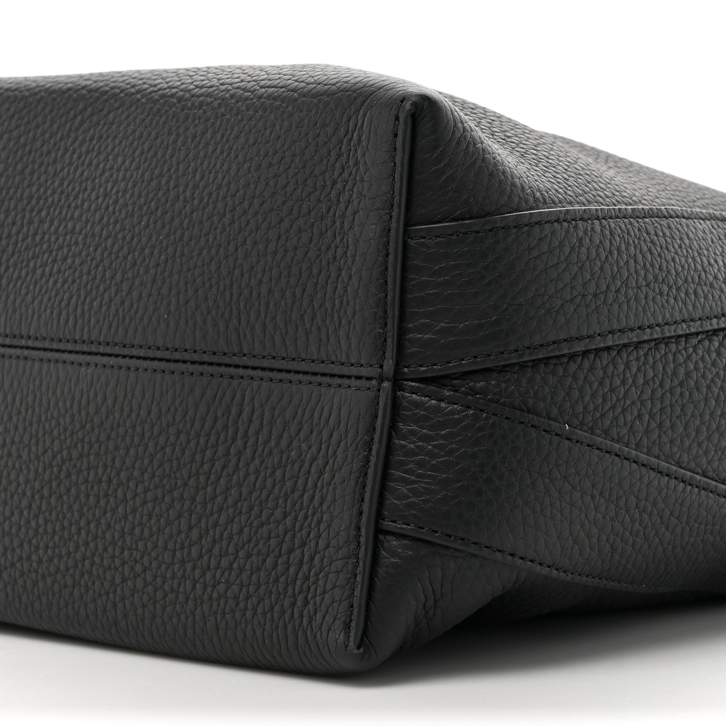 Heavy Grain Bayswater North South Tote Black