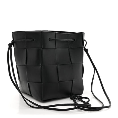Bottega Veneta Nappa Maxi Intrecciato Cassette Bucket Bag Black 3 of 7