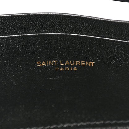 Saint Laurent Grain De Poudre Matelasse Monogram Mini Lou Camera Bag Dark Natural 6 of 10