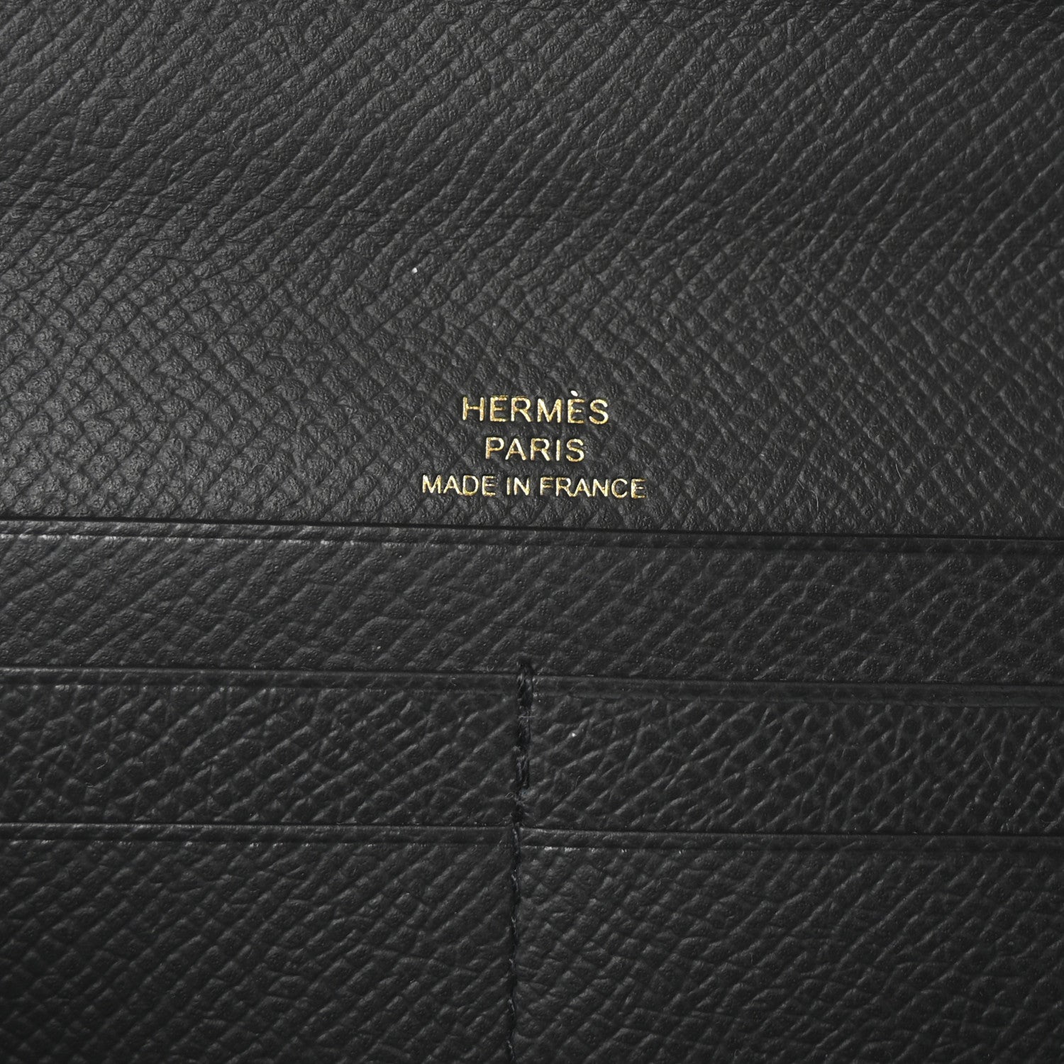 Hermes Epsom Maillon Wallet To Go Black 6 of 10