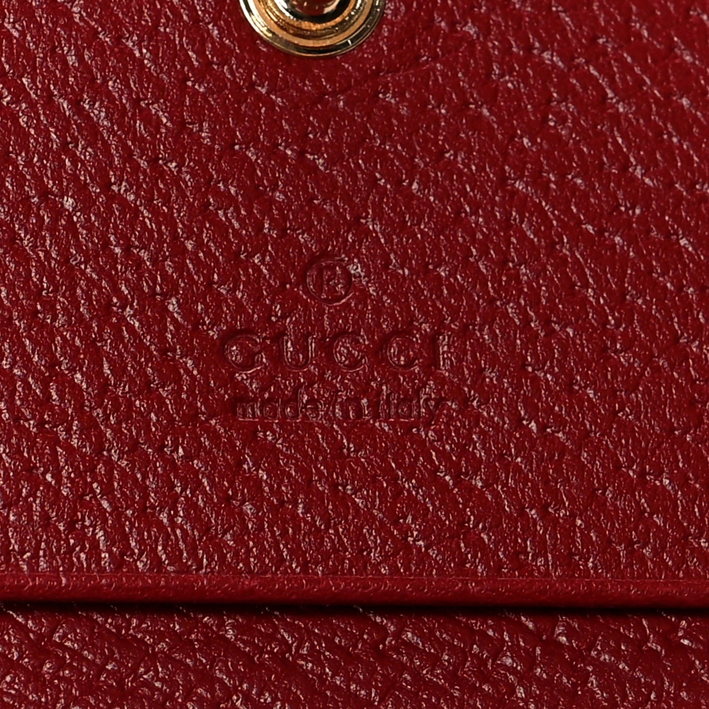 GG Supreme Monogram Tian Card Case Beige Multicolor Red