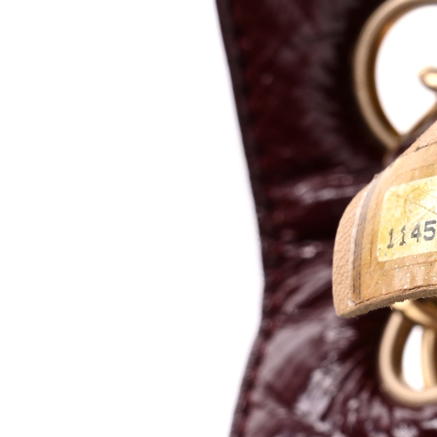 Vinyl Medium Rock and Chain Flap Bordeaux