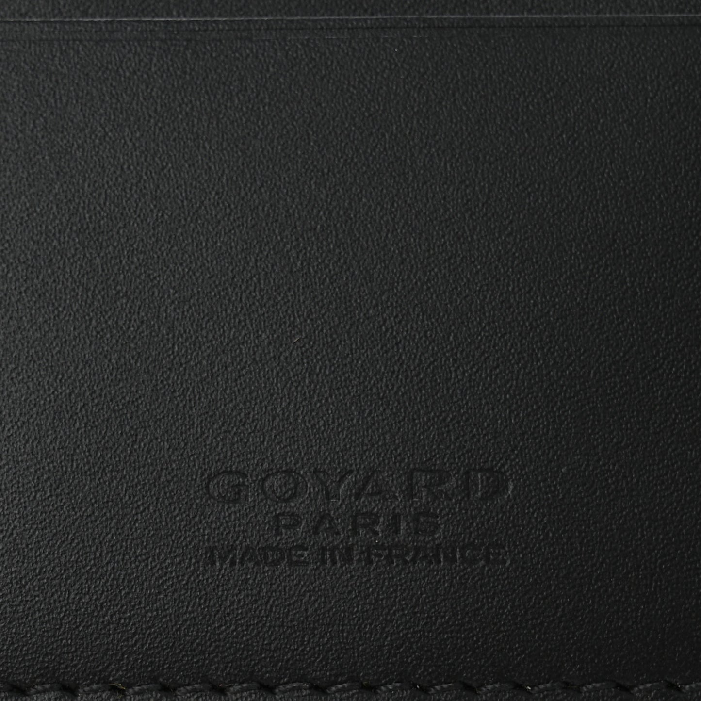 Goyardine Passport Wallet Black