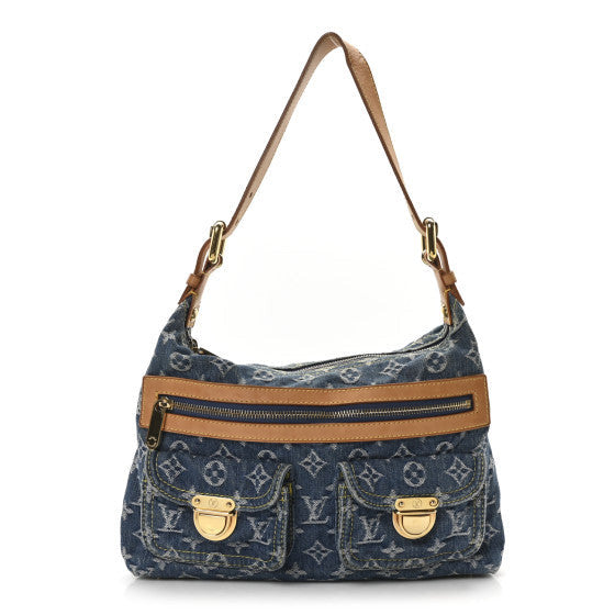 Louis Vuitton Monogram Denim Baggy PM Blue 1 of 1