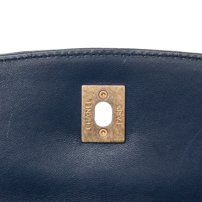 Chanel Lambskin Misia Camera Case Flap Navy Blue 6 of 8