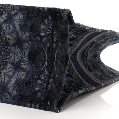 Christian Dior Canvas Embroidered Large KaleiDioroscopic Book Tote Blue 10 of 10