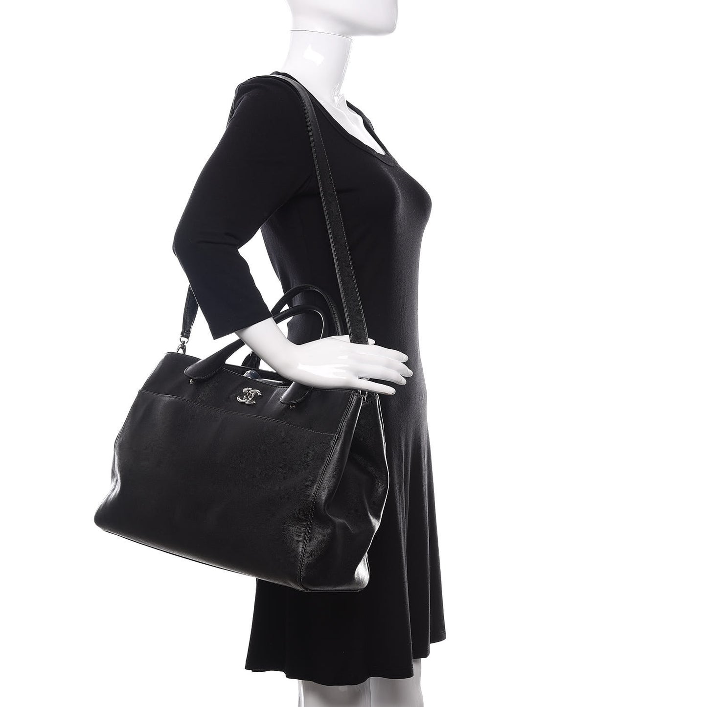 Caviar Cerf Executive Shopper Tote Black