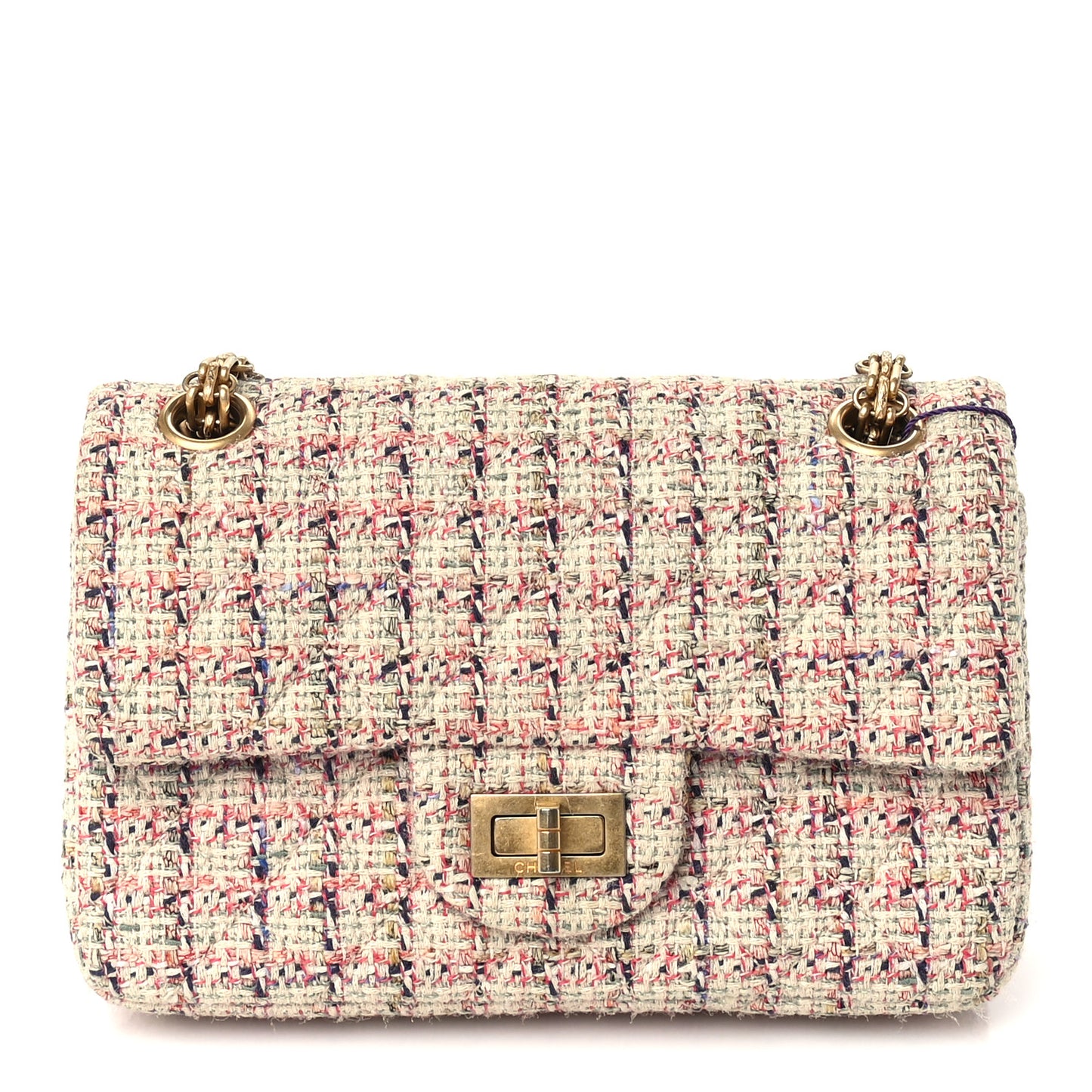 Tweed Quilted 2.55 Reissue Mini Flap Multicolour
