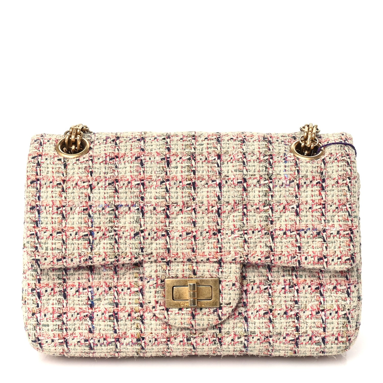 Chanel Tweed Quilted 2.55 Reissue Mini Flap Multicolour 1 of 9