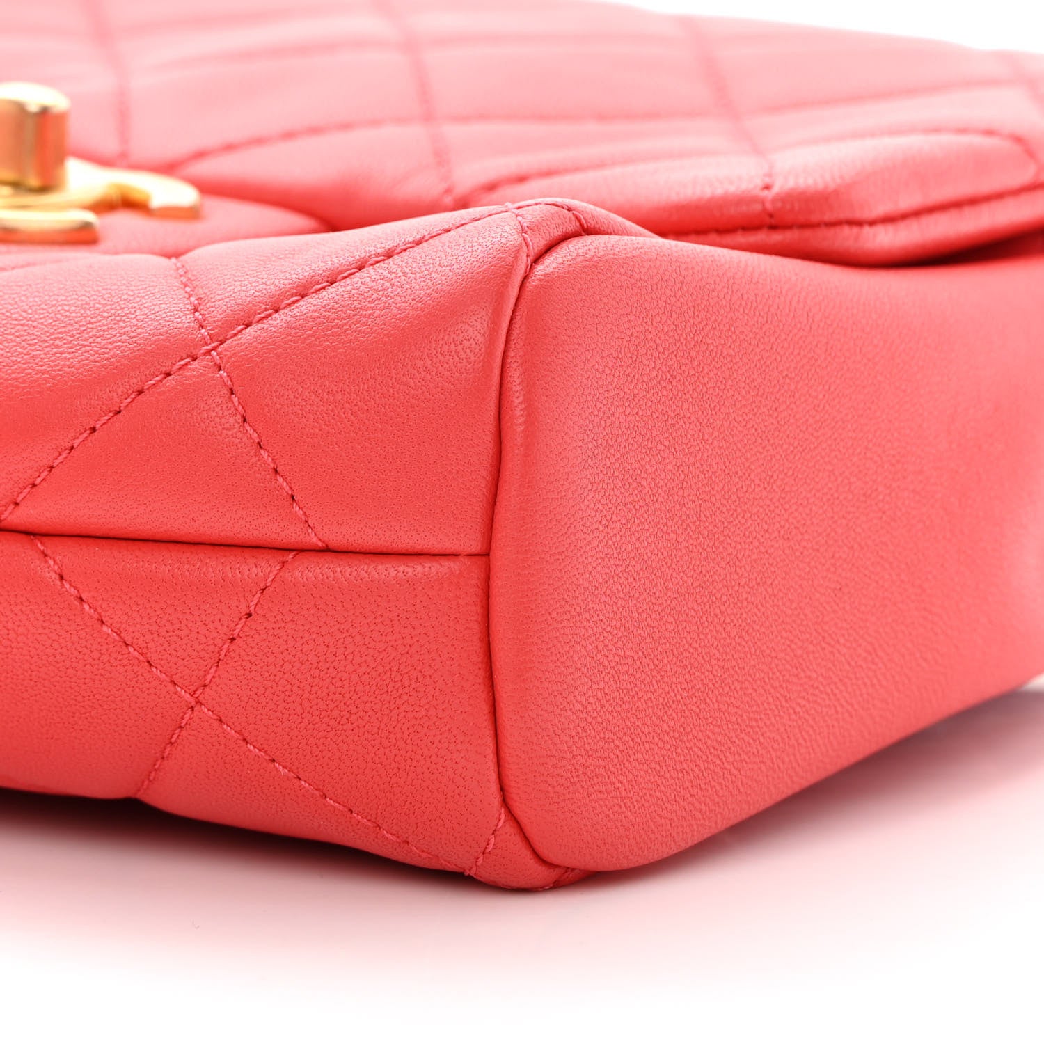 Chanel Lambskin Quilted Side-Packs Red 13 of 16