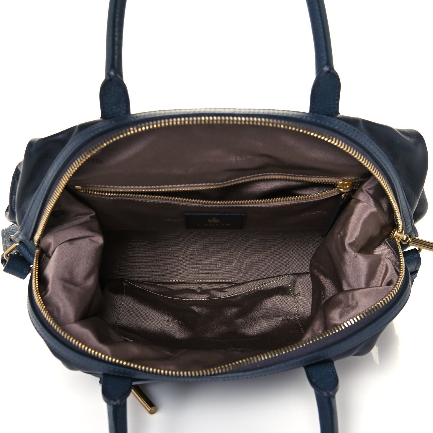 Lanvin Calfskin Padam Bowling Bag Black 5 of 12