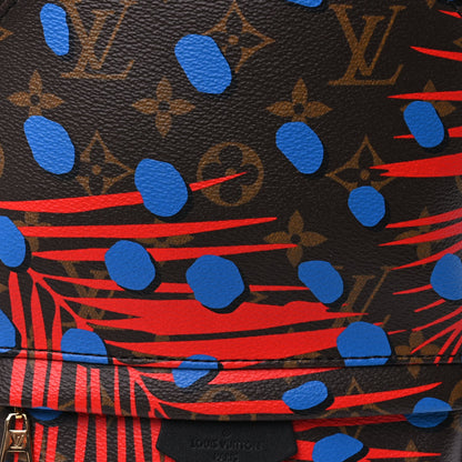 Louis Vuitton Monogram Jungle Dots Palm Springs Backpack PM  Coquelicot Denim 6 of 8
