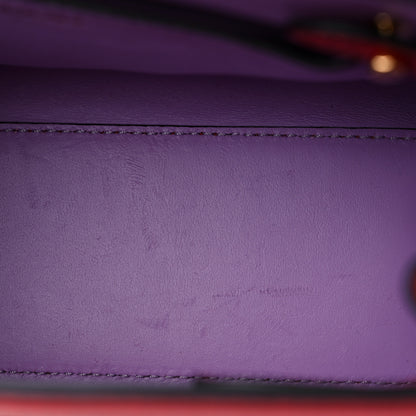 Versace Grained Calfskin Medium La Medusa Bag Red 11 of 17