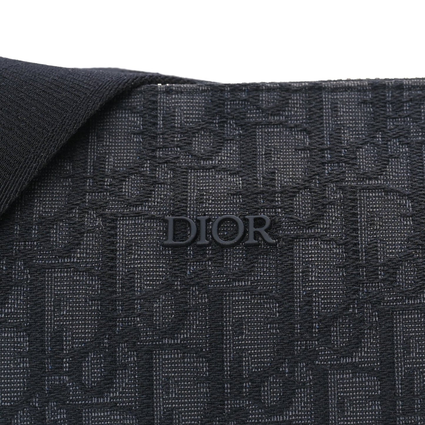Oblique Roller Messenger Bag Black