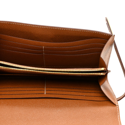 Hermes Epsom Kelly Longue Wallet Gold 5 of 7