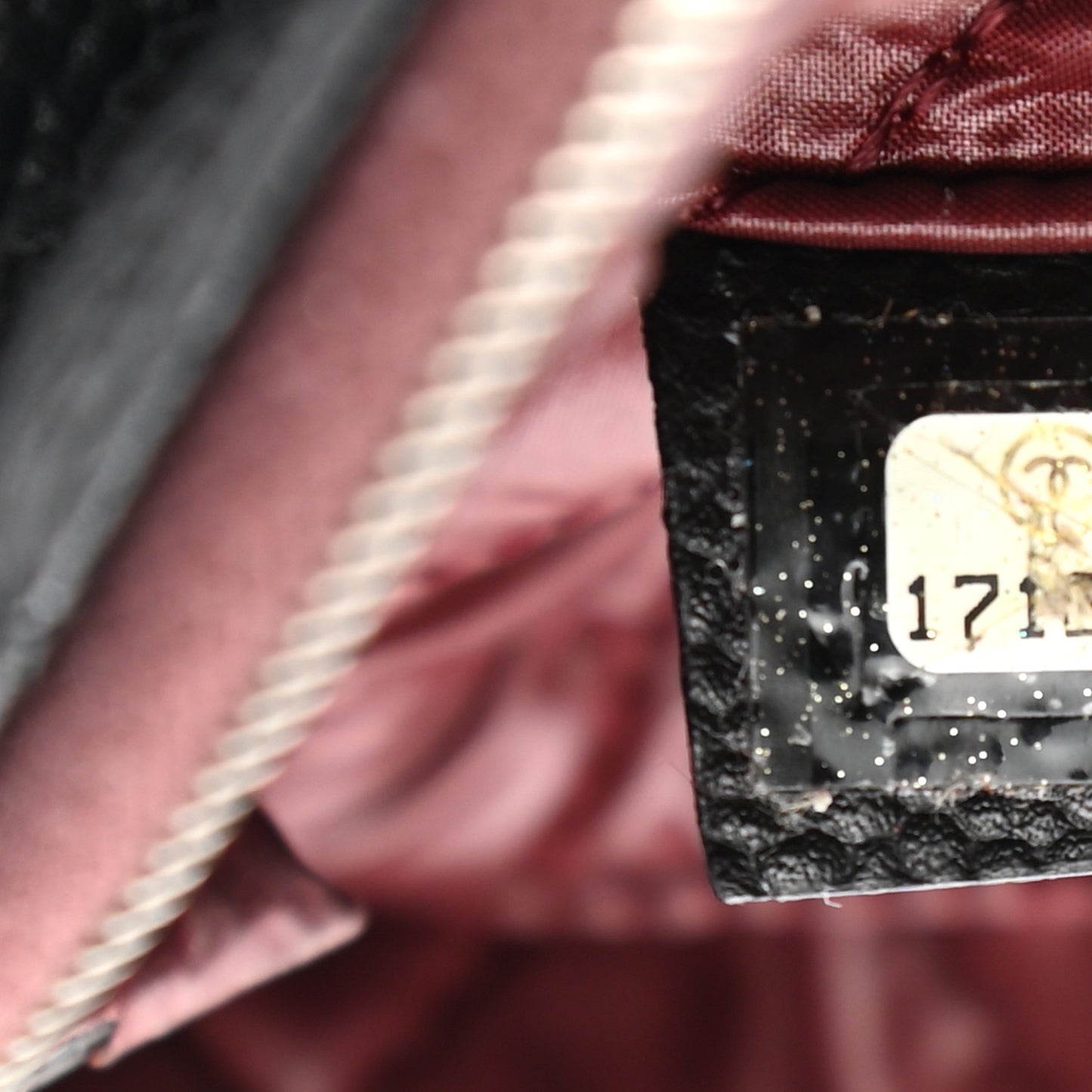 Caviar Quilted Cosmetic Case Black