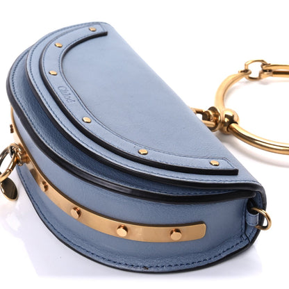 Chloe Calfskin Small Nile Bracelet Minaudiere Bag  Washed Blue 8 of 8
