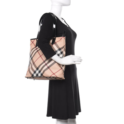 Burberry Supernova Check Tote Black 2 of 10