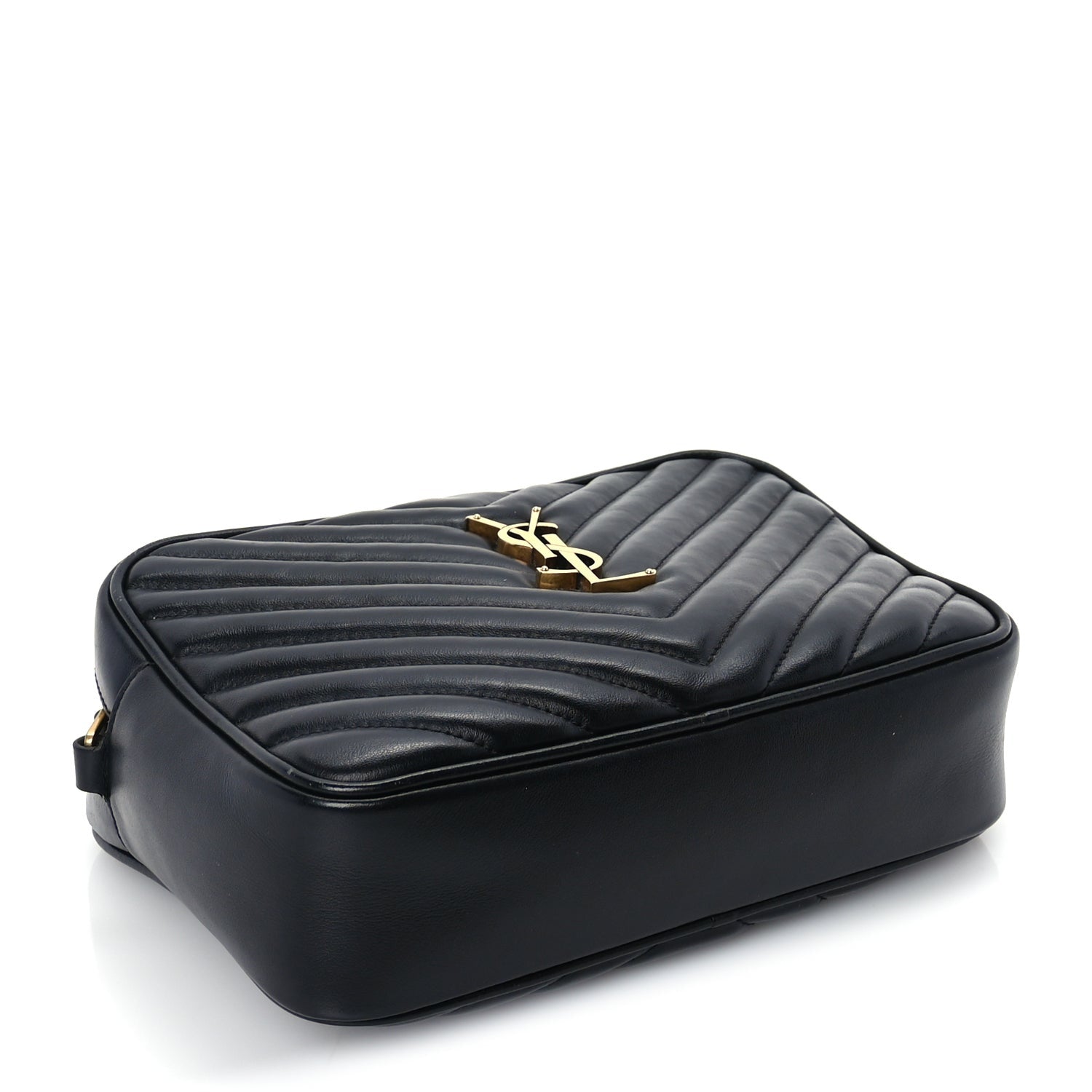Saint Laurent Calfskin Matelasse Monogram Lou Camera Bag  Black 3 of 8