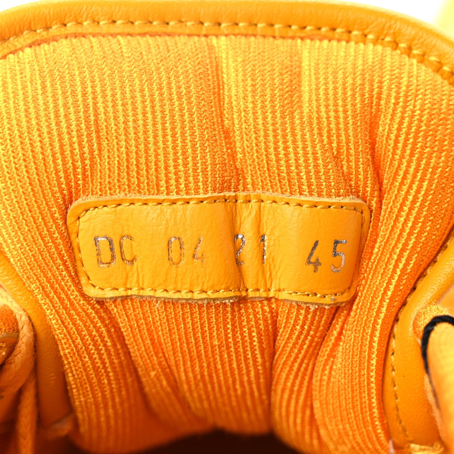 Christian Dior Smooth Calfskin Oblique Galaxy Mens B27 Low Top Sneakers 45 Yellow 8 of 10