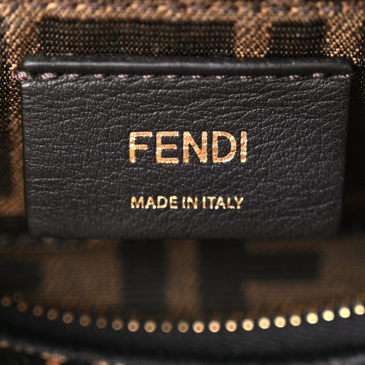 Fendi Raffia Chenille Vitello King Plexiglass Micro FF Mini By The Way Top Handle Boston Bag Naturale Black 5 of 8