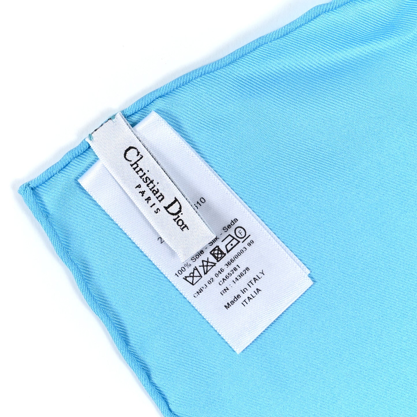 Silk D-Jungle Pop Scarf 90 Blue