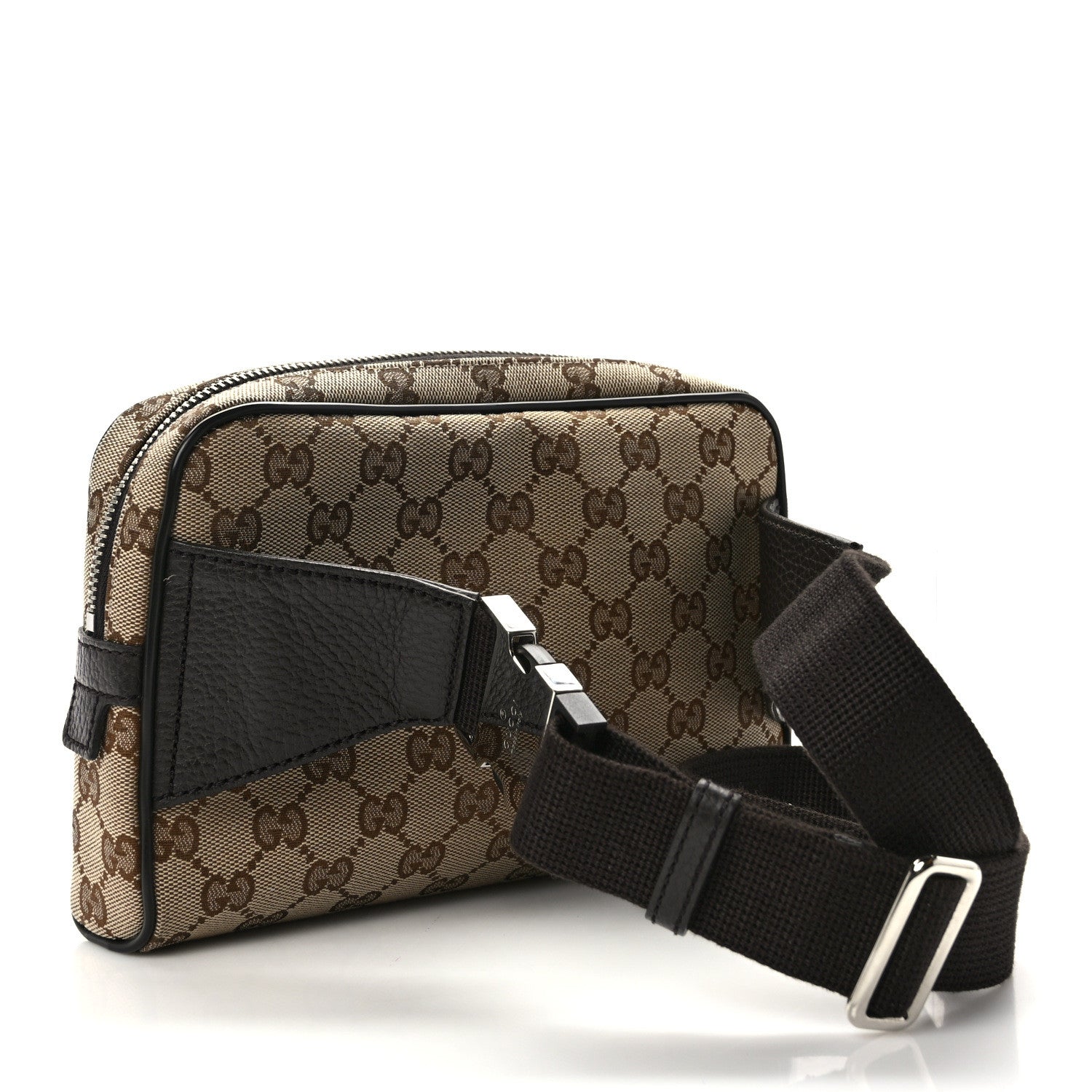 Gucci Monogram Belt Bag Dark Brown 3 of 14