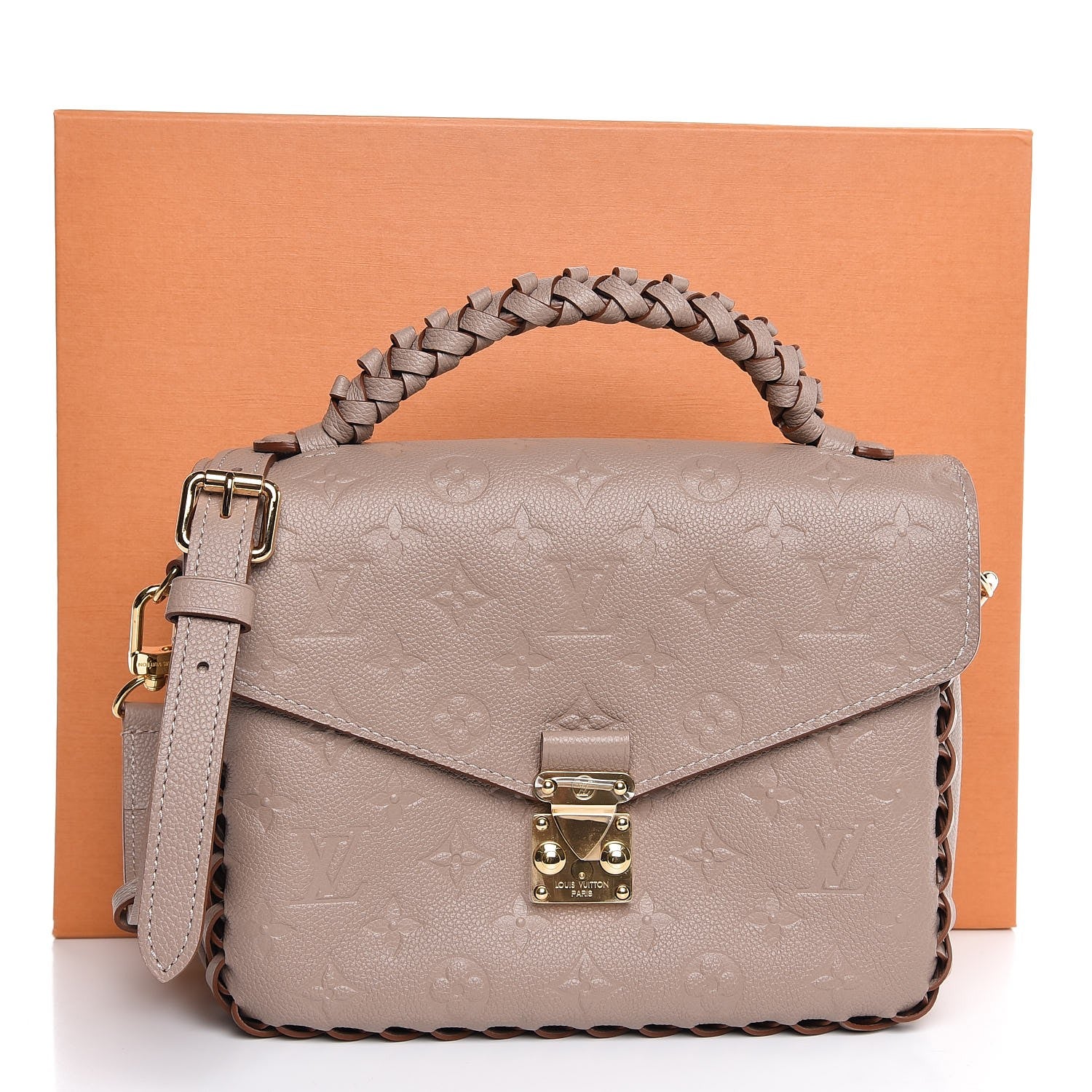 Louis Vuitton Empreinte Braided Pochette Metis Vison 8 of 8