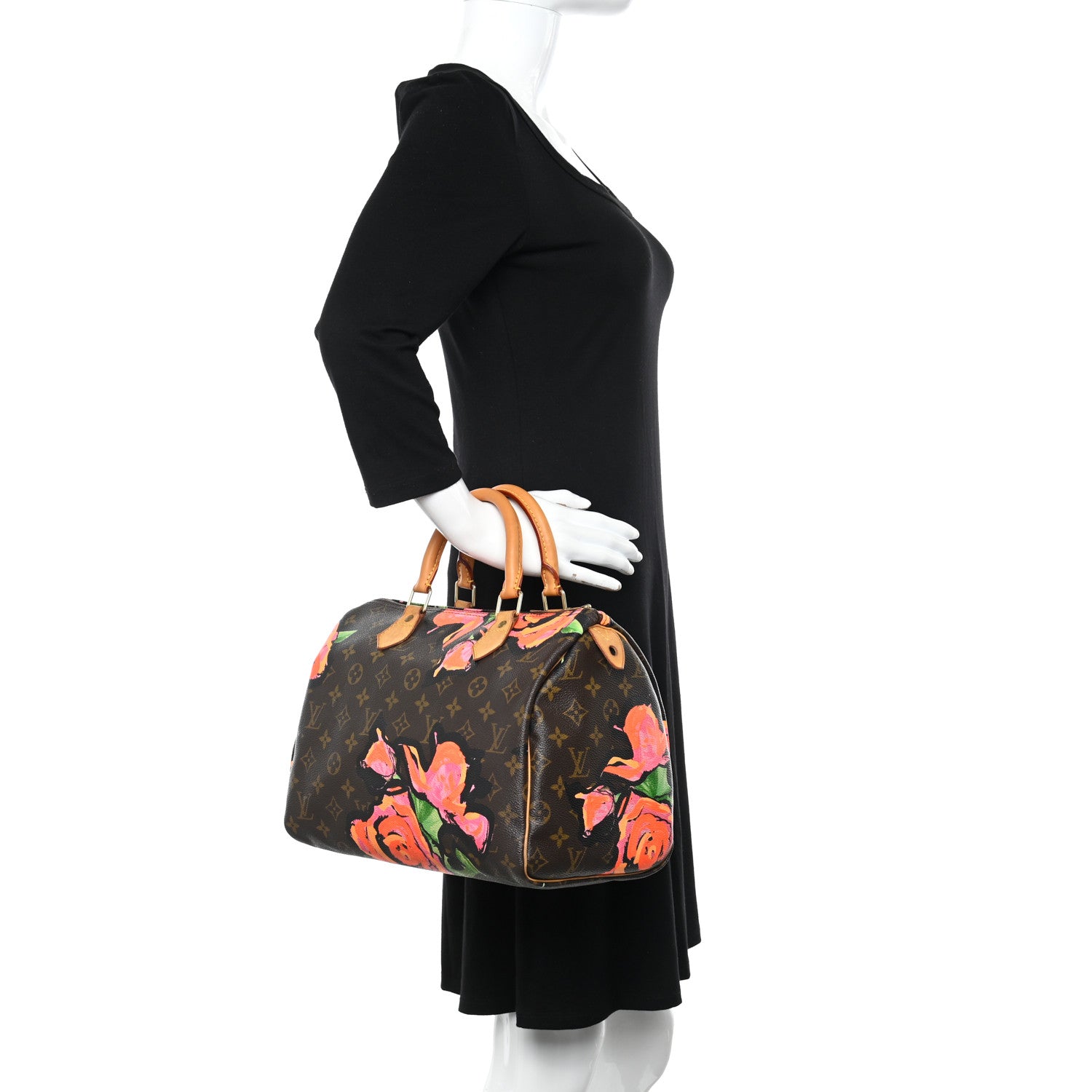 Louis Vuitton Monogram Roses Speedy 30 2 of 10