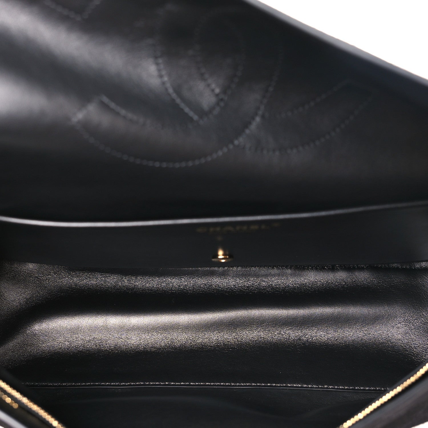 Chanel Suede Calfskin Small Maxi Flap  Black 10 of 11