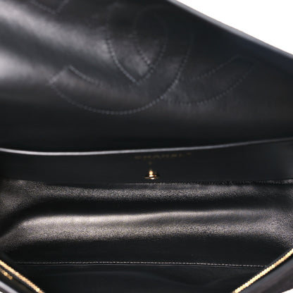Chanel Suede Calfskin Small Maxi Flap  Black 10 of 11