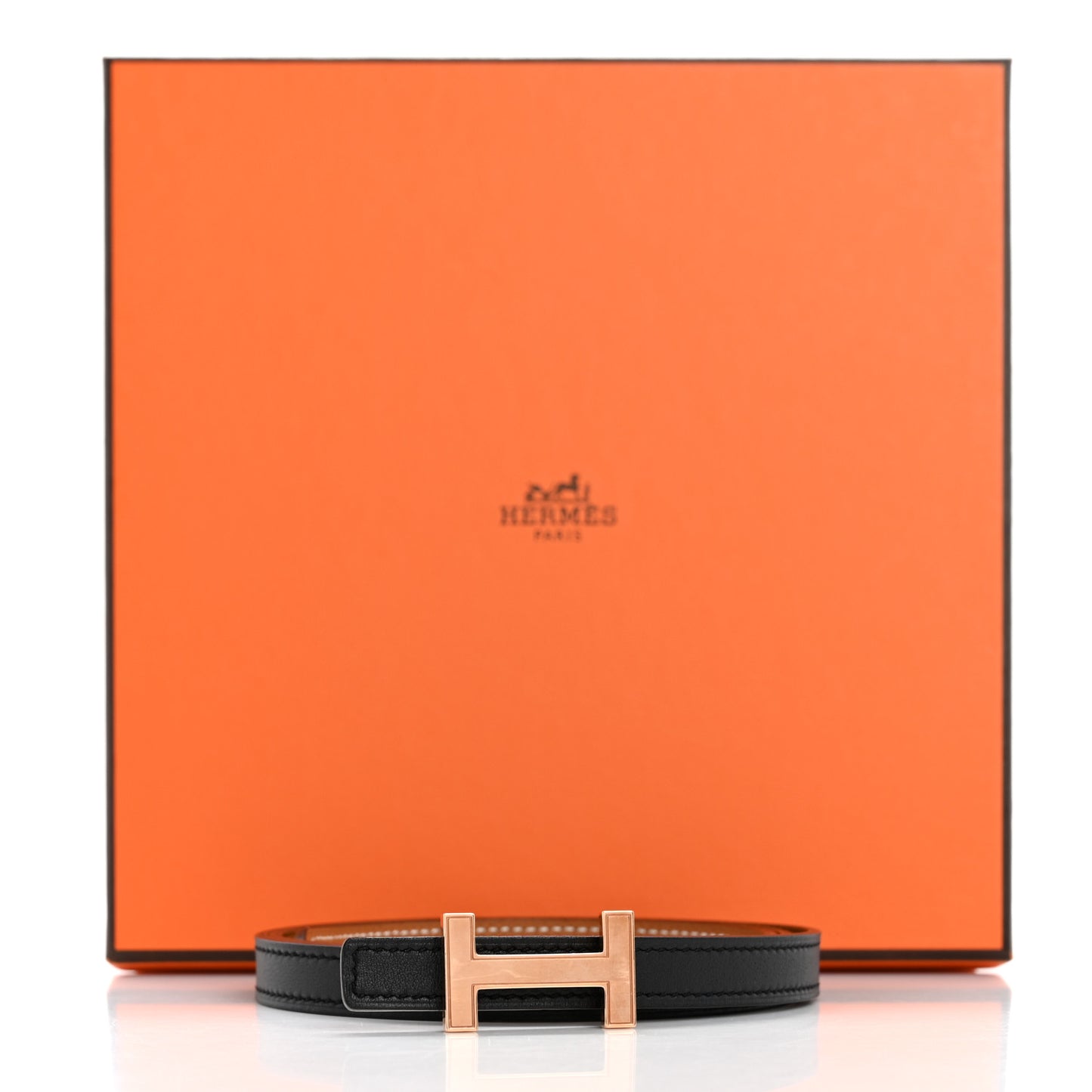 Swift Epsom 13mm Quizz H Belt 80 Black Gold