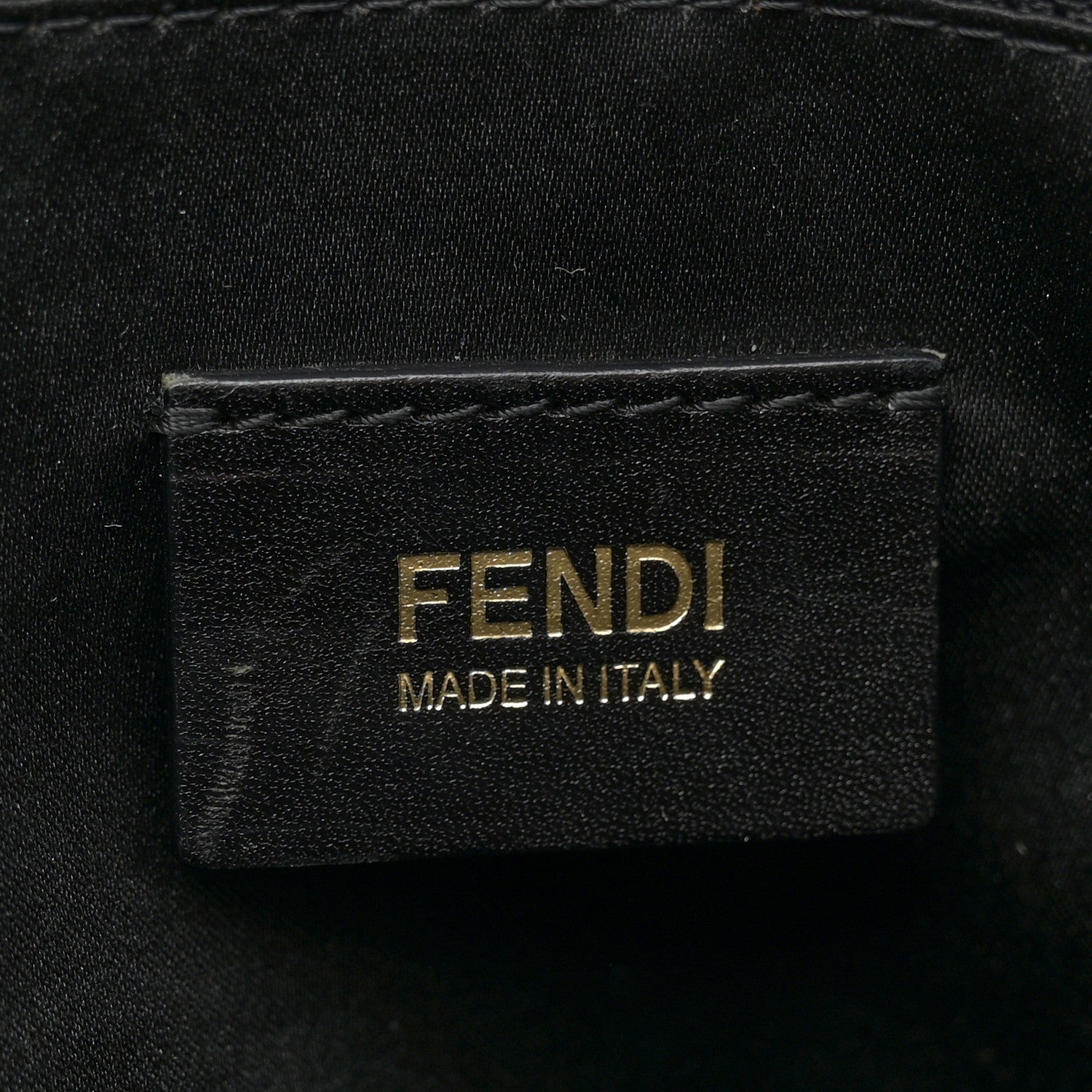 Fendi Zucca Quilted Medium Roll Tote Tobacco Black 6 of 12