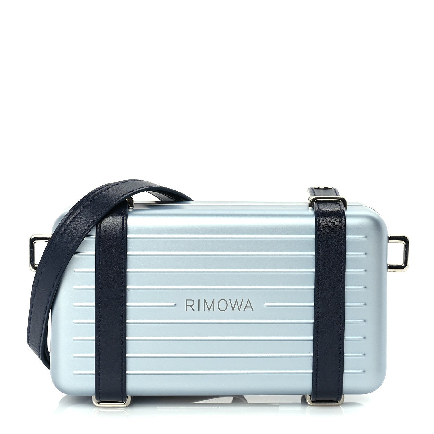Christian Dior X RIMOWA Aluminum Personal Clutch On Strap  Bleu 1 of 8
