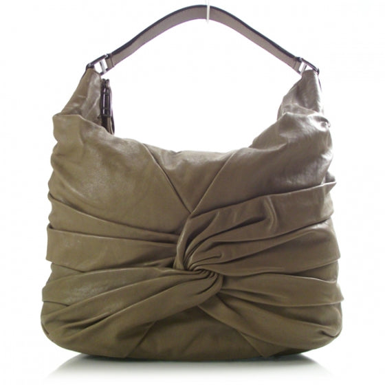 Leather Maggie Soft Knot Hobo