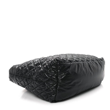 Chanel Nylon Quilted Large Coco Cocoon Tote Black 4 of 7