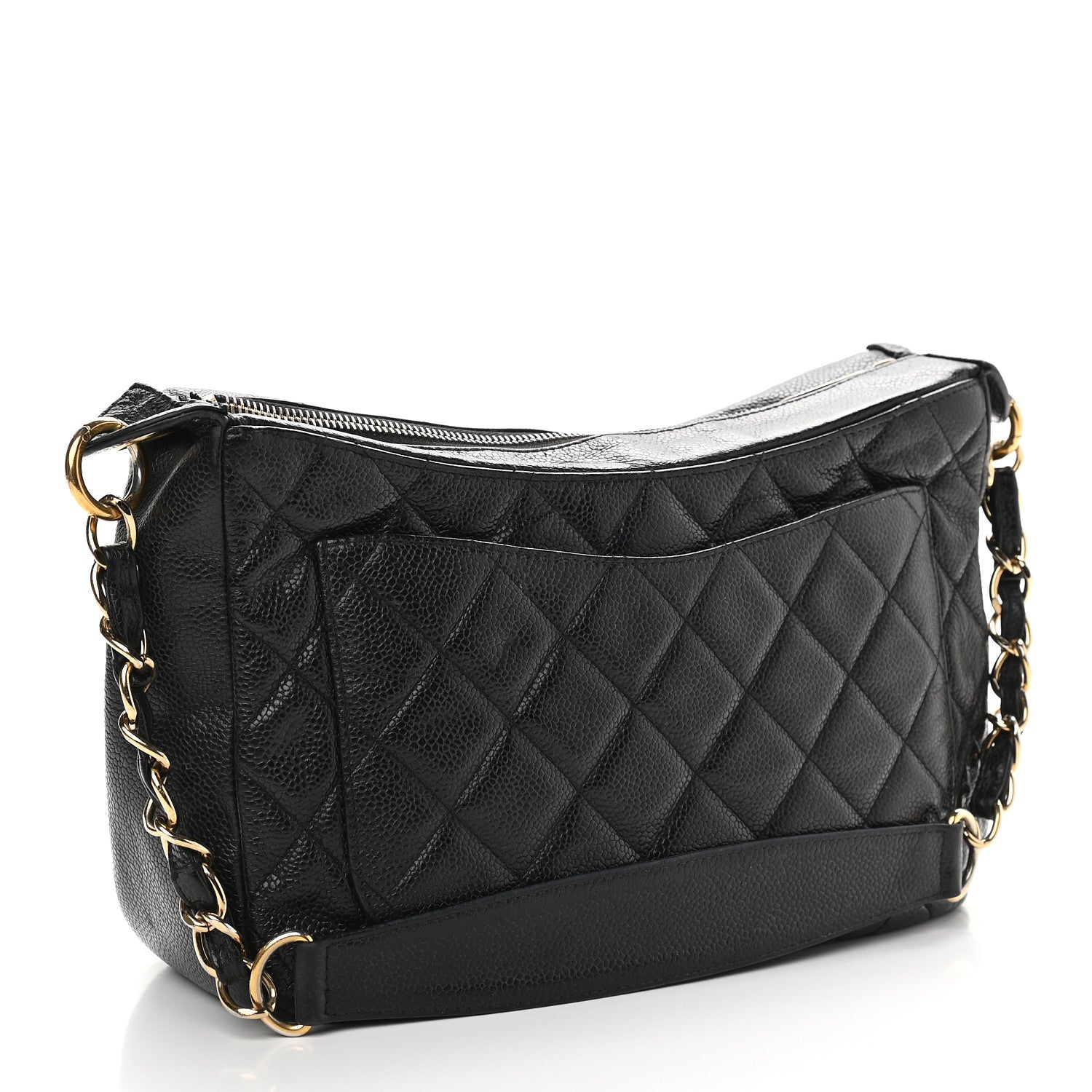 Chanel Caviar Quilted Timeless CC Shoulder Bag Black 3 of 11
