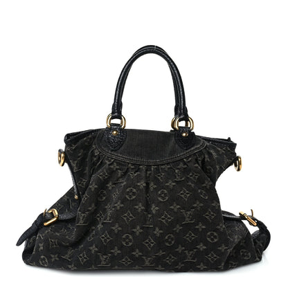 Louis Vuitton Denim Neo Cabby MM Black 1 of 8
