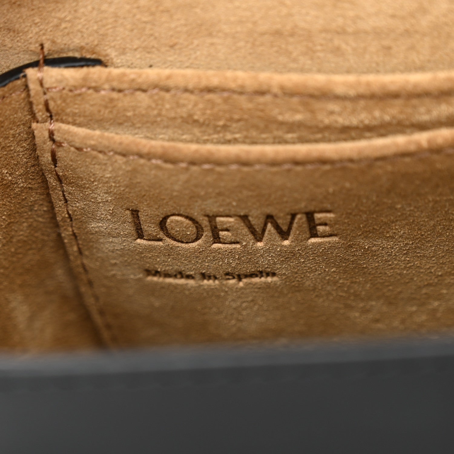 Loewe Calfskin Jacquard Mini Gate Dual Bag Black 6 of 11