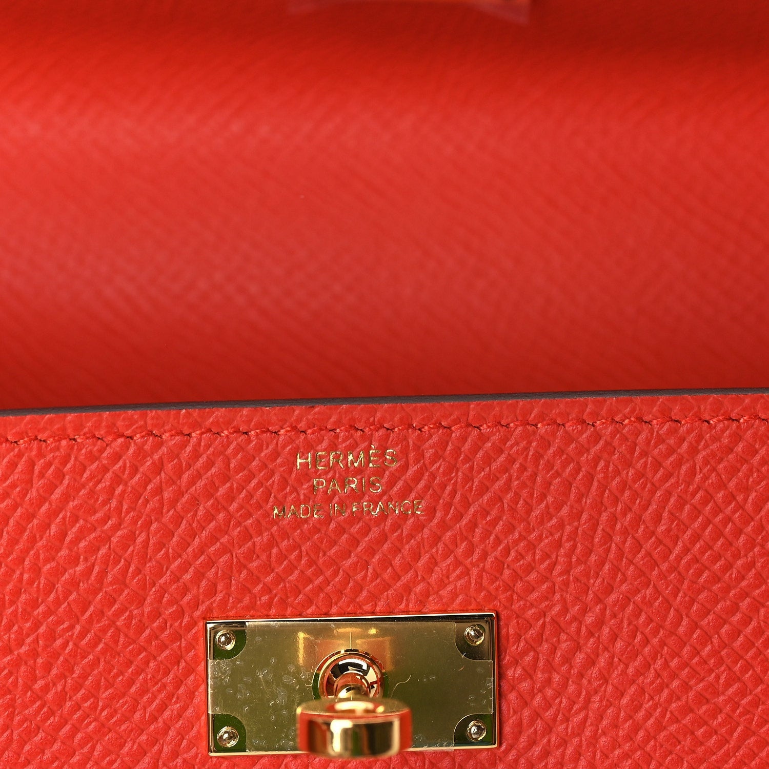 Hermes Epsom Kelly Wallet To Go Orange Field 4 of 8