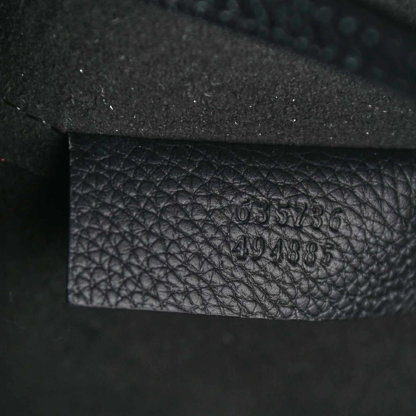 Grained Calfskin Skull Open Shopper Tote Black