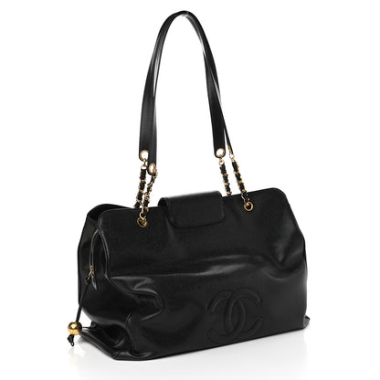 Chanel Caviar XL Weekender Bag Black 3 of 9