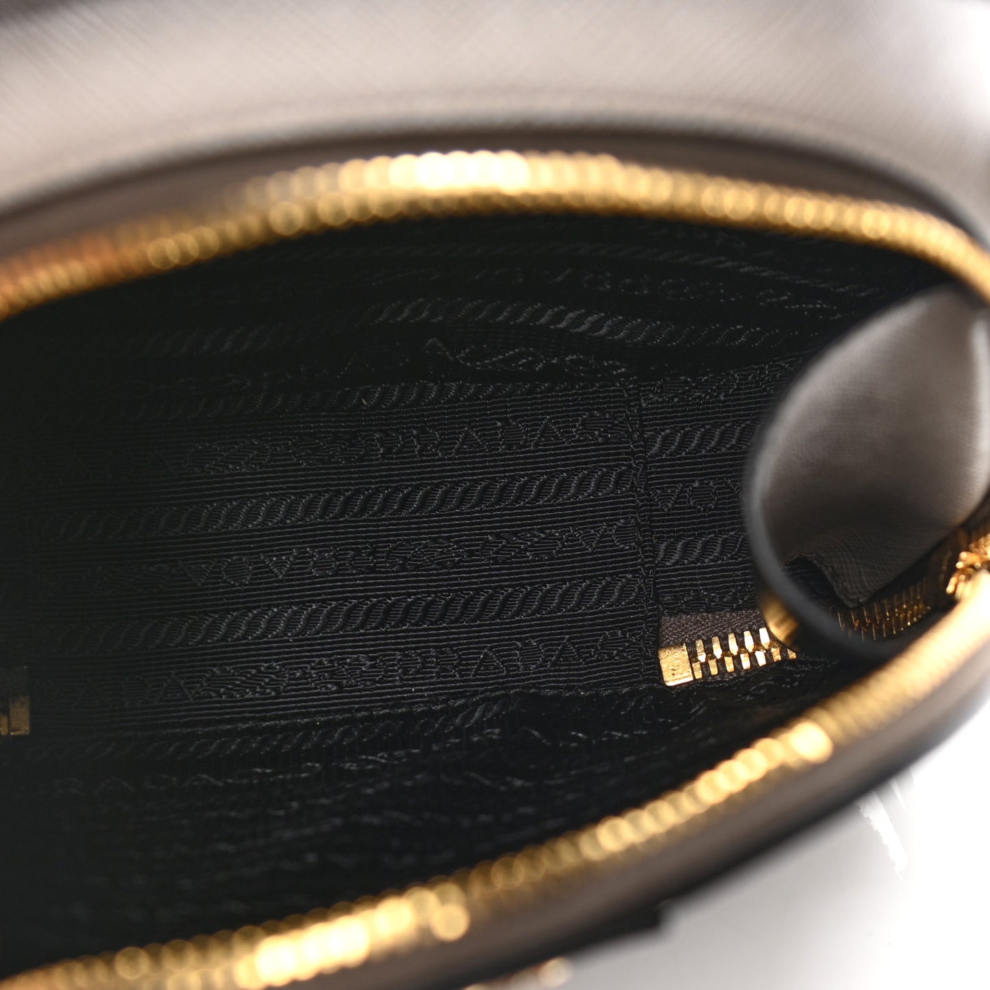 Saffiano Lux Mini Odette Backpack Argilla