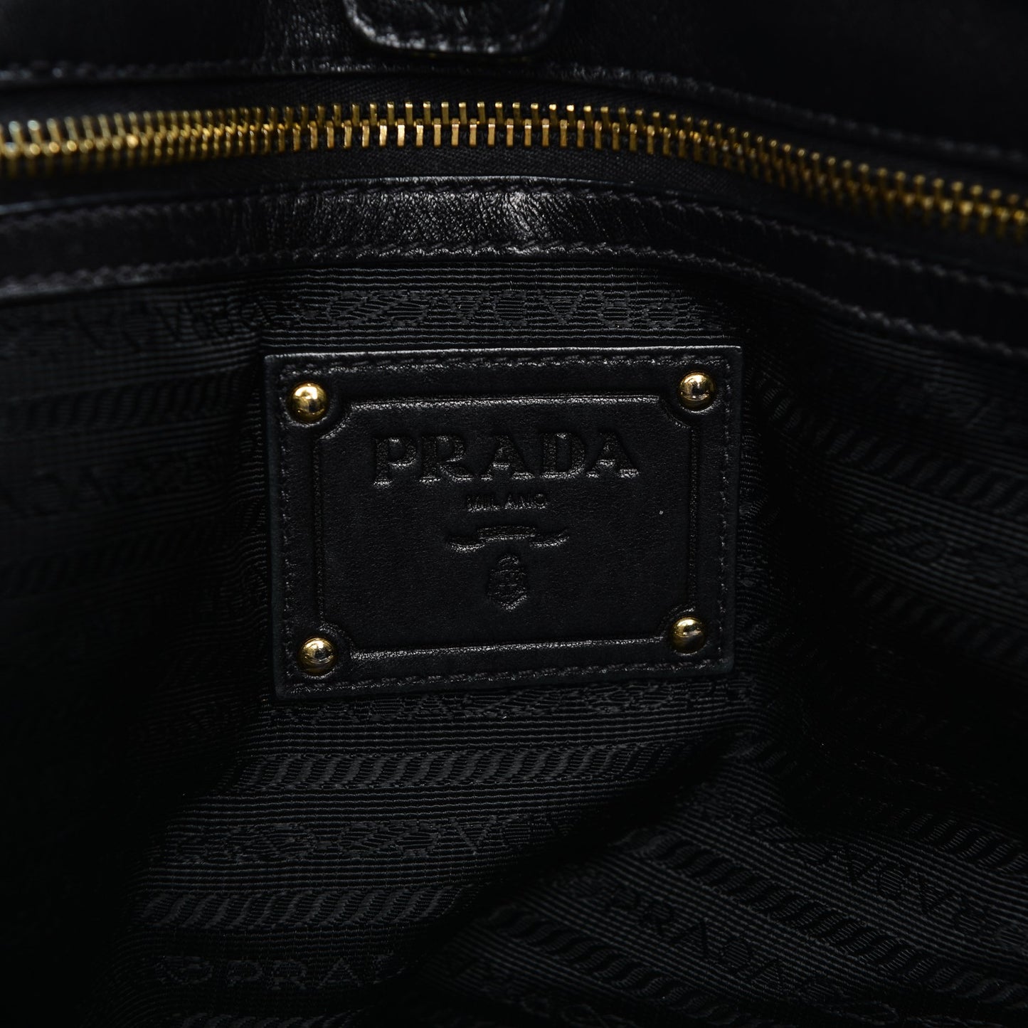 Tessuto Nylon Gaufre Tote Nero Black