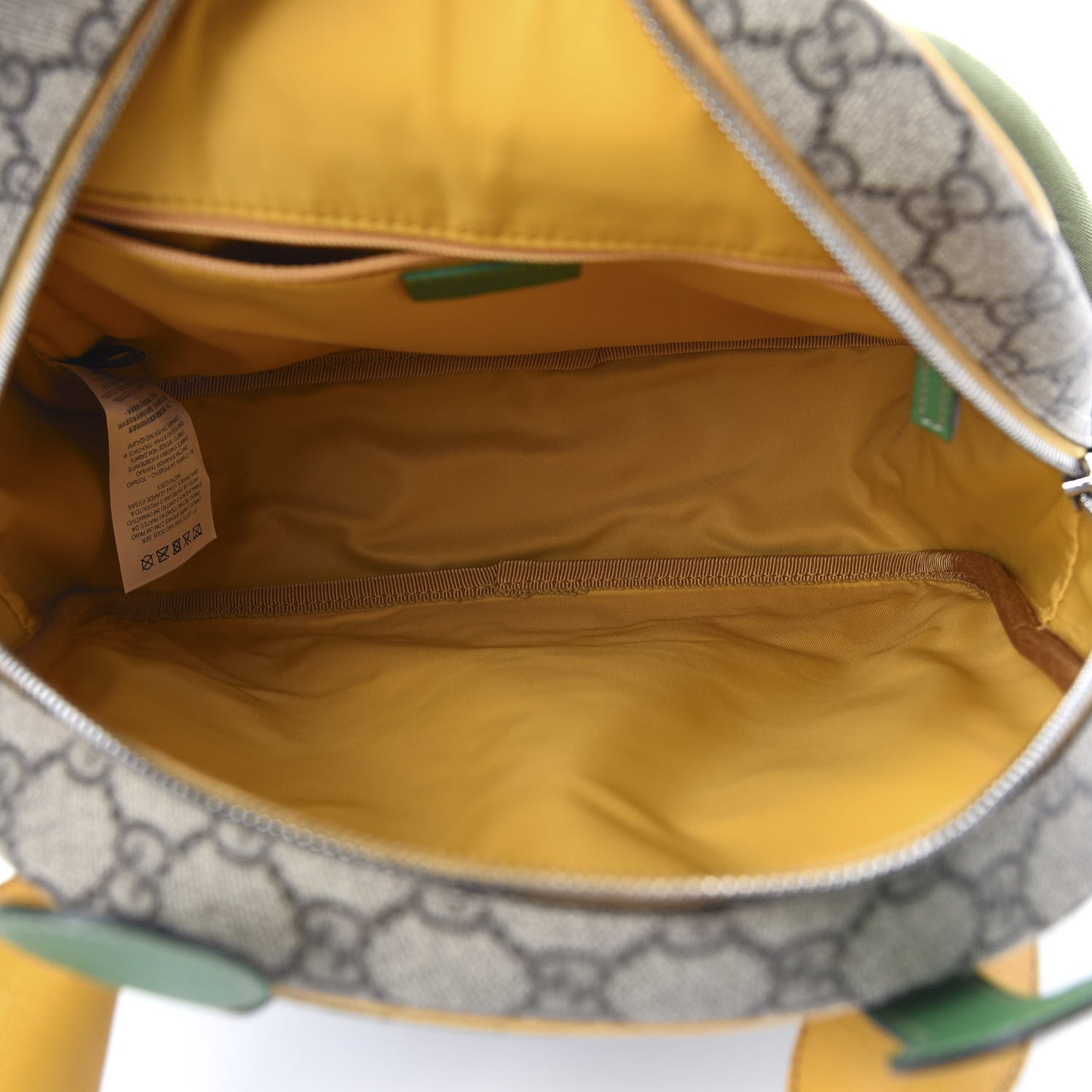 GG Supreme Monogram Kids Giraffe Backpack Ebony Multicolor