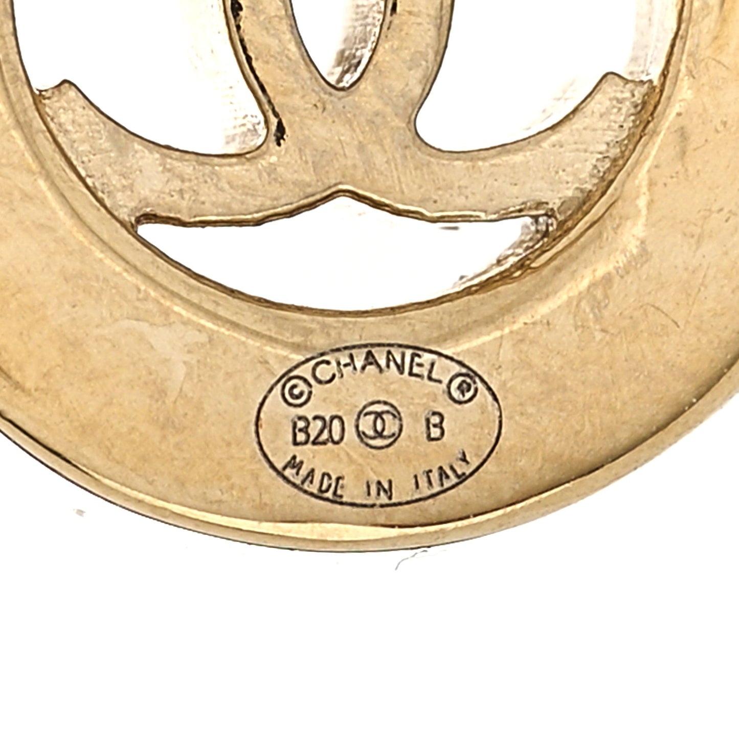 Metal Crystal Bow-tiful CC Earrings Gold